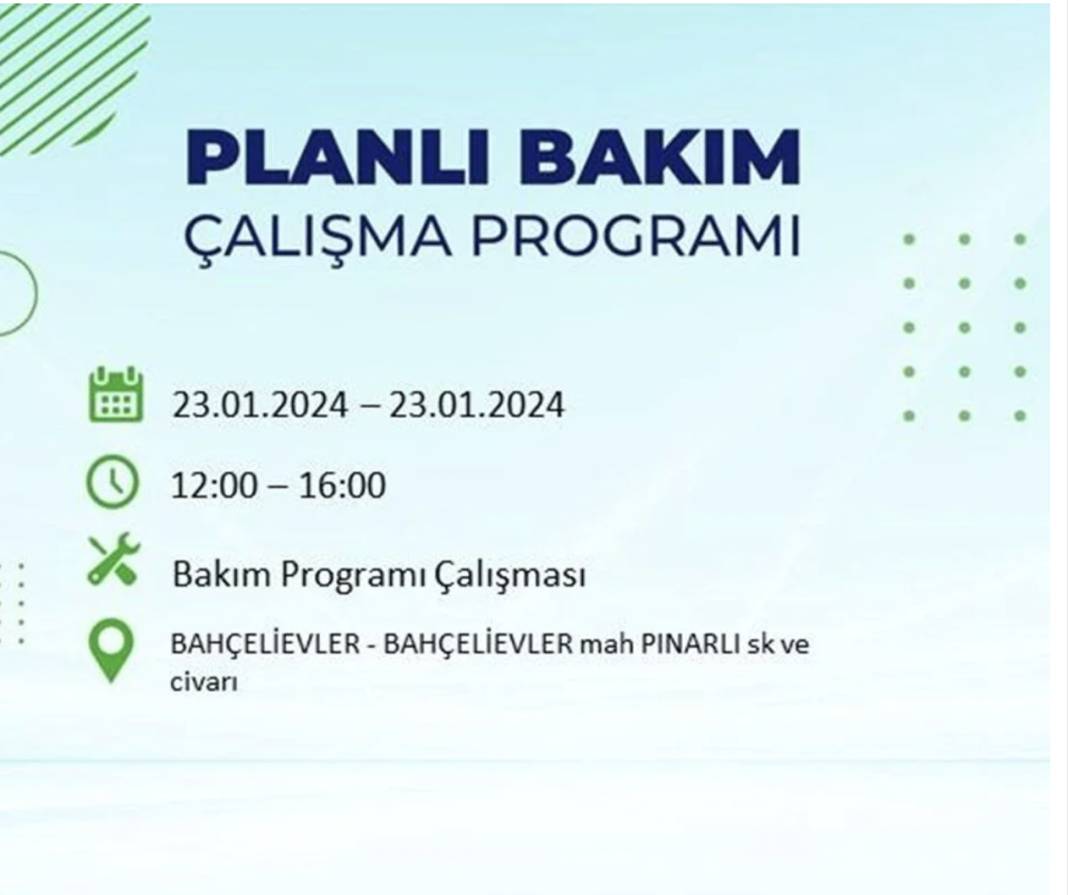 İstanbul karanlığa gömülecek! 22 ilçede saatlerce elektrik gelmeyecek! Hangi ilçelerde elektrik kesintisi var? 16